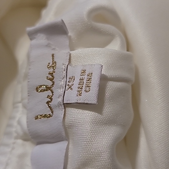 NWOT LULU'S SATIN OFF-THE-SHOULDER MERMAID MAXI DRESS X-SMALL - Picture 7 of 10